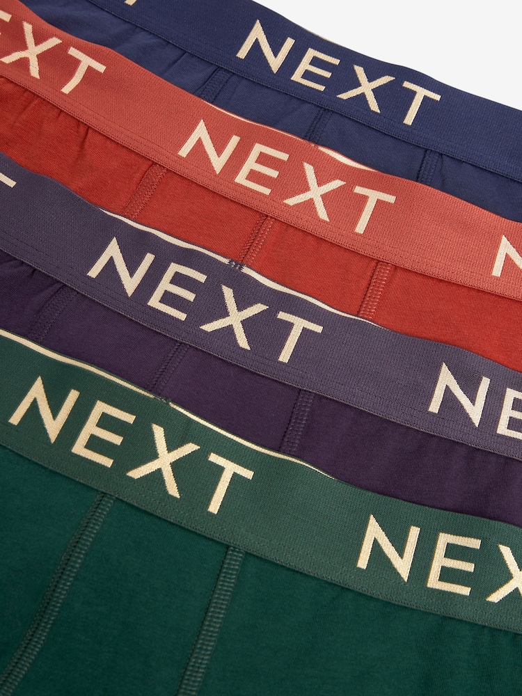 Blue/Green 4 pack Signature Hipster Boxers - Image 7 of 7