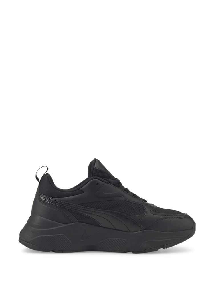 Puma Black Cassia Trainers - Image 2 of 5
