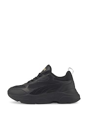Puma Black Cassia Trainers - Image 3 of 5