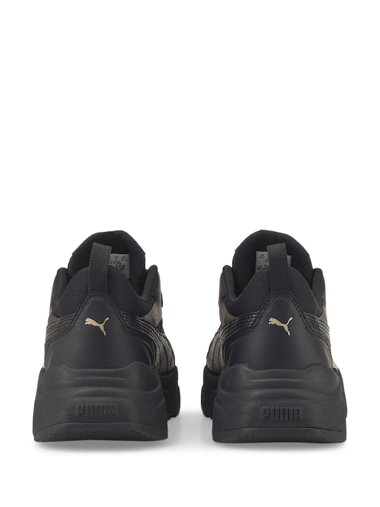 Puma Black Cassia Trainers - Image 5 of 5