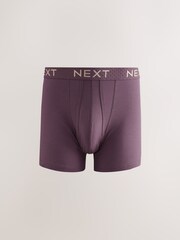 Blue/Neutral/Purple 10 pack A-Front Boxers - Image 11 of 14