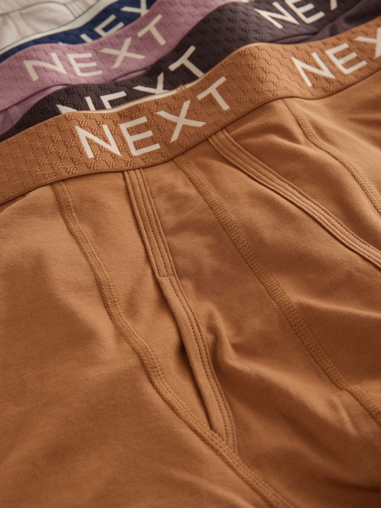 Blue/Neutral/Purple 10 pack A-Front Boxers - Image 14 of 14