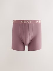 Blue/Neutral/Purple 10 pack A-Front Boxers - Image 8 of 14