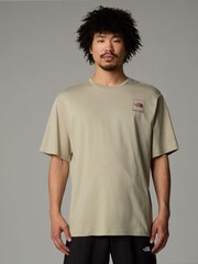 The North Face Grey Mens Coordinates Print 100% Cotton T-Shirt - Image 2 of 5