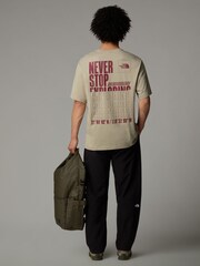 The North Face Grey Mens Coordinates Print 100% Cotton T-Shirt - Image 3 of 5