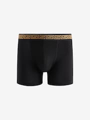 Rich Black/Purple/Blue Cotton Rich Boxers  4 Pack - Image 2 of 6
