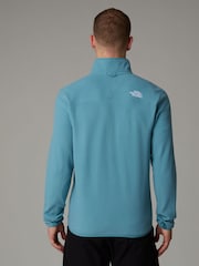 modra - Pulover iz flisa z zadrgo The North Face® Glacier - Slika 2 iz 6