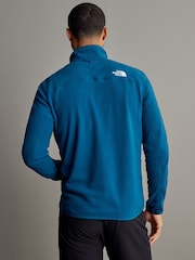 أزرق داكن - سترة فليس بسحاب كامل Glacier من ‪The North Face®‬ - صورة 2 من 7
