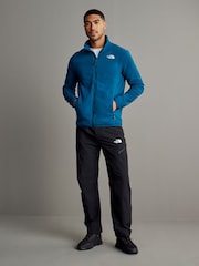 أزرق داكن - سترة فليس بسحاب كامل Glacier من ‪The North Face®‬ - صورة 3 من 7