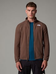 بني - سترة فليس بسحاب كامل Glacier من ‪The North Face®‬ - صورة 1 من 6