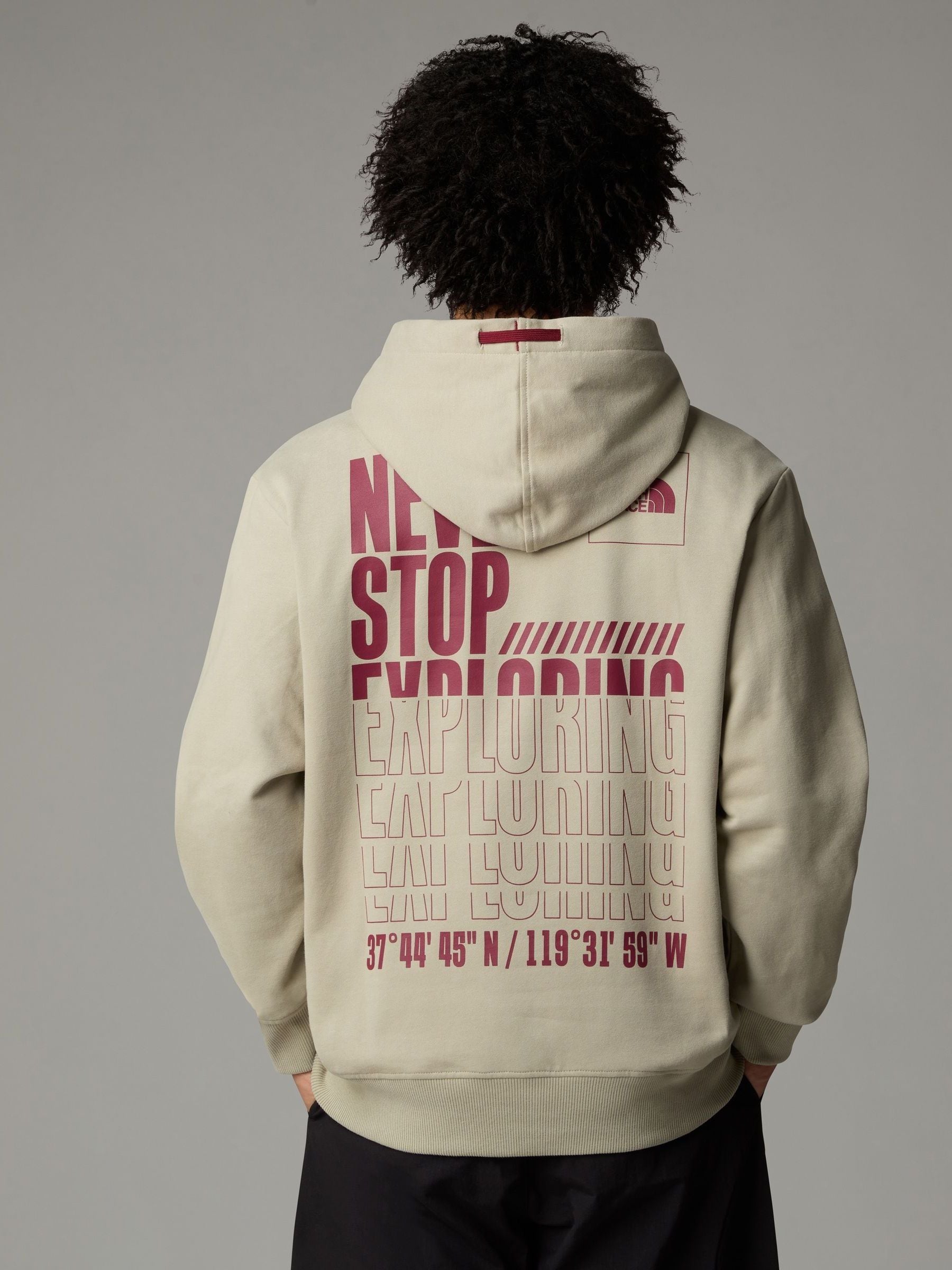 Buy The North Face Grey Mens Co Ordinates Back Print 100 Cotton Hoodie from Next Luxembourg