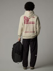The North Face Grey Mens Co-Ordinates Back Print 100% Cotton Hoodie - Image 3 of 5