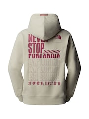 The North Face Grey Mens Co-Ordinates Back Print 100% Cotton Hoodie - Image 5 of 5