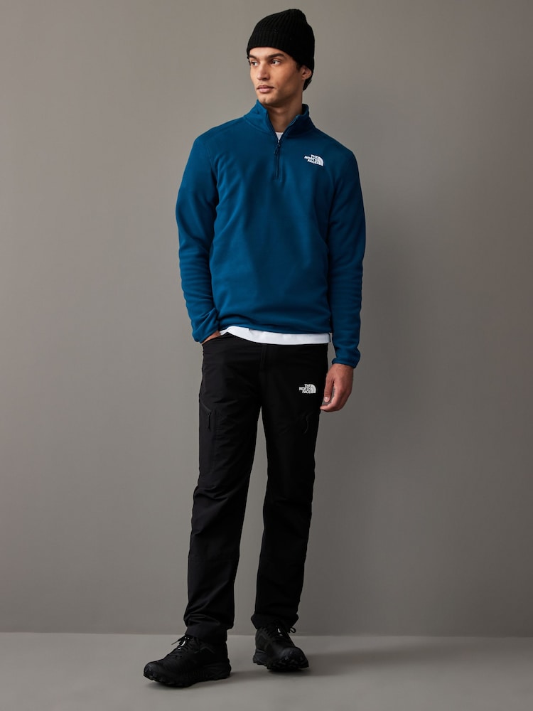 The North Face Neutral Side Logo Glacier Quarter Zip Fleece - صورة 2 من 8 The North Face Neutral Side Logo Glacier Quarter Zip Fleece - صورة 2 من 8