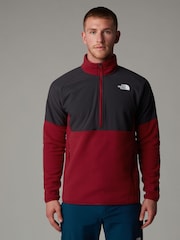 The North Face Red Glacier Full Zip Fleece - Image 1 of 4
