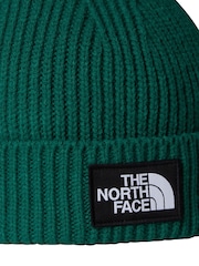 The North Face Green Kids Box Logo Cuffed Beanie - Image 2 of 2