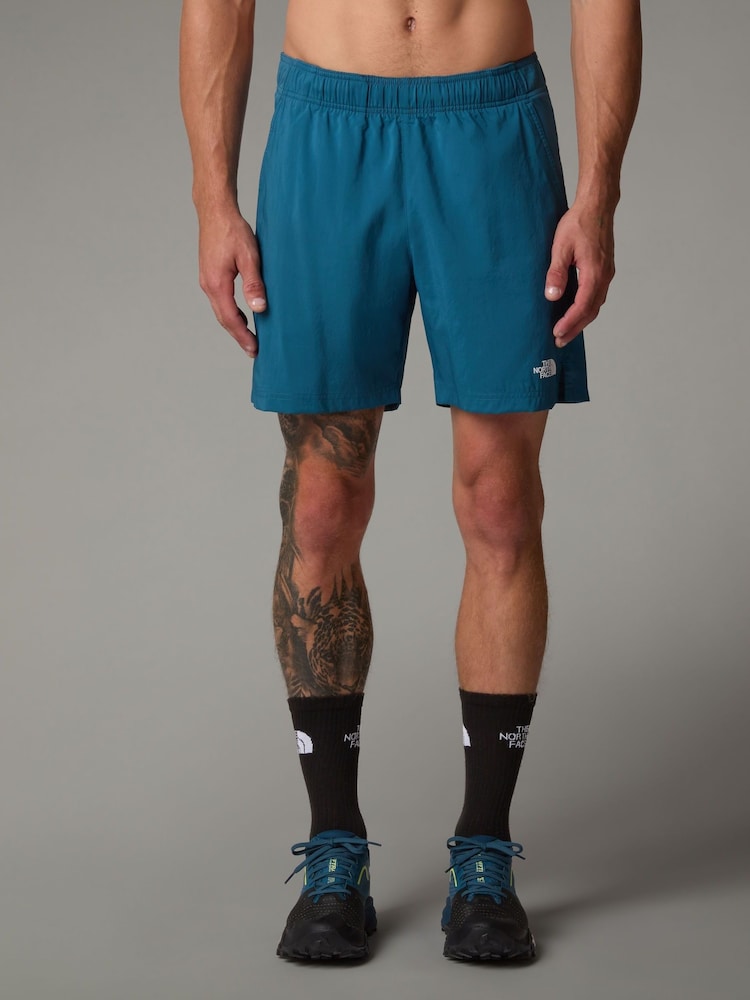 The North Face Light Blue 24/7 Shorts - Image 1 of 5