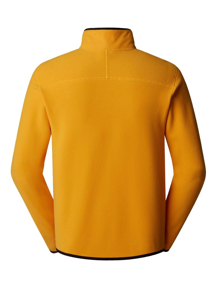 The North Face Yellow Central Logo Glacier 1/4 Zip Fleece - Image 5 of 5