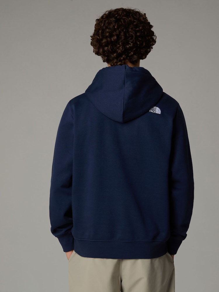 أزرق - هودي بتصميم بلوفر من تشكيلة Drew Peak من The North Face - صورة 3 من 3 أزرق - هودي بتصميم بلوفر من تشكيلة Drew Peak من The North Face - صورة 3 من 3