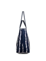 Radley Blue Halley Row Tie Dye Stripe Large Tote Bag - Image 3 of 5