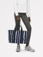 Radley Blue Halley Row Tie Dye Stripe Large Tote Bag - Image 4 of 5
