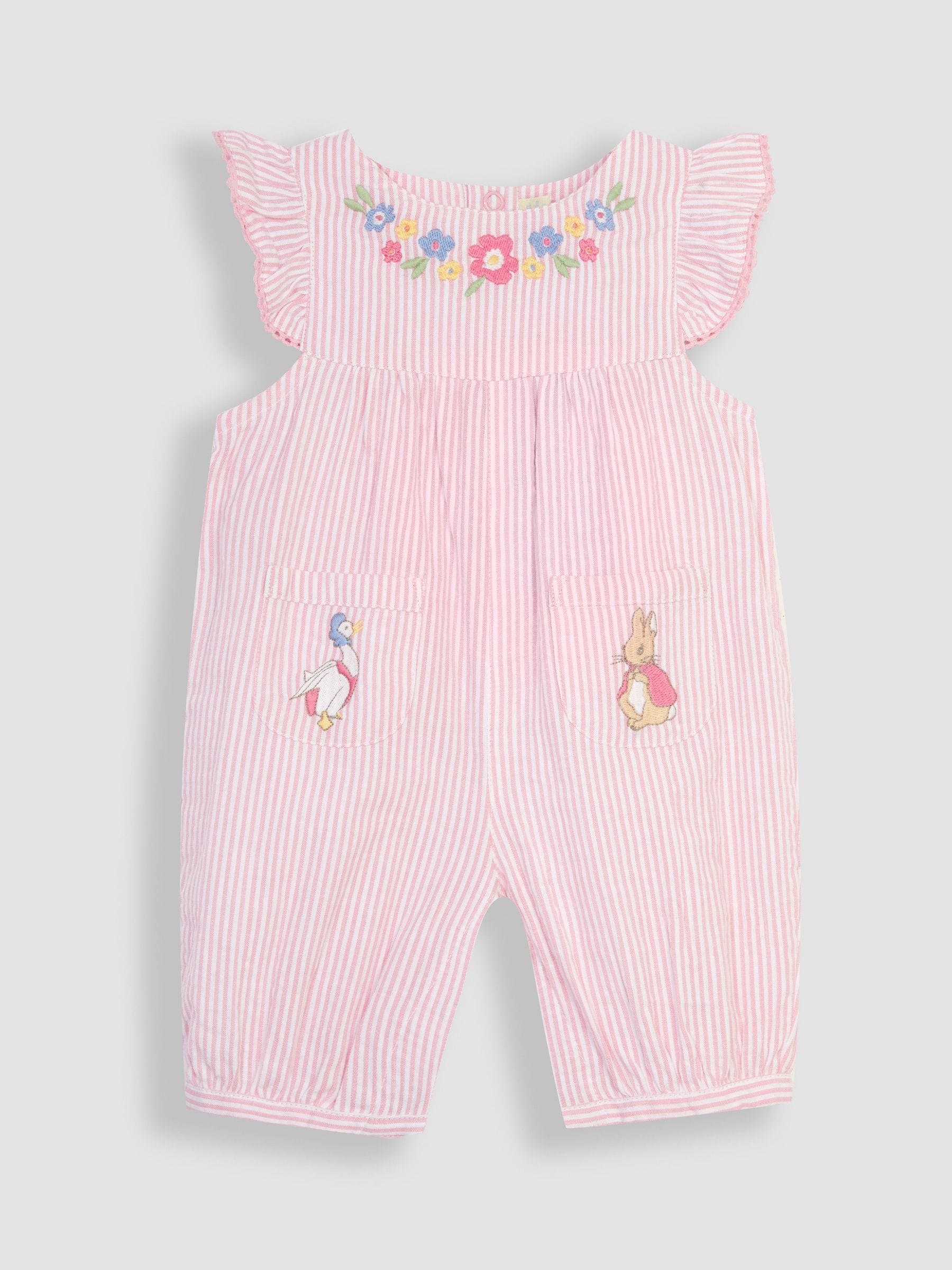 Buy JoJo Maman Bébé Pink 2-Piece Peter Rabbit Pretty Sunsuit