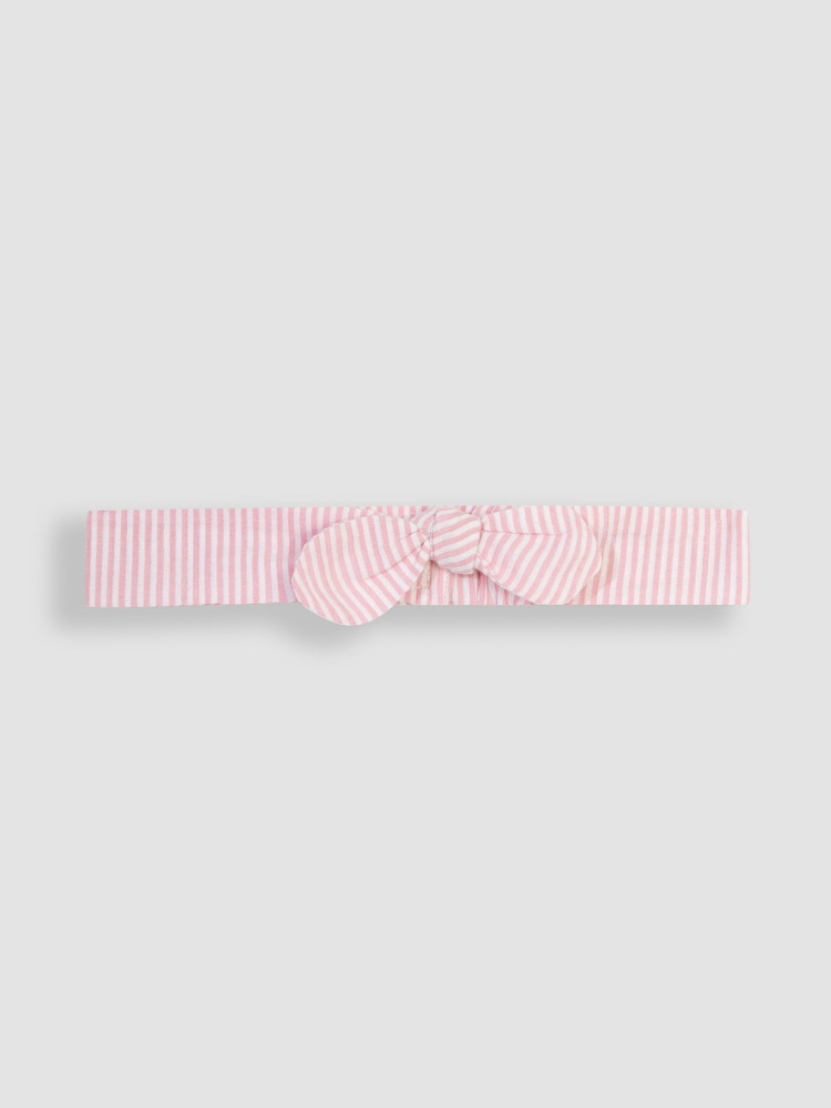 JoJo Maman Bébé Pink 2-Piece Peter Rabbit Pretty Sunsuit & Headband Set - Image 7 of 7