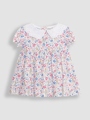 JoJo Maman Bébé Pink 2-Piece Floral Peter Rabbit Top & Shorts Set - Image 4 of 7