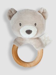 JoJo Maman Bébé Bear Ring Rattle - Image 1 of 4