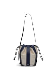 Radley Blue The Flora Medium Drawstring Bucket Bag - Image 3 of 7