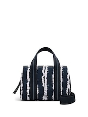 Radley Blue Halley Row Tie Dye Stripe Medium Grab Bag - Image 1 of 6