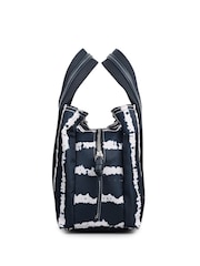 Radley Blue Halley Row Tie Dye Stripe Medium Grab Bag - Image 4 of 6