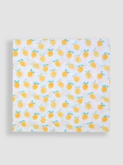 JoJo Maman Bébé Yellow Lemons Extra Large Muslin - Image 2 of 3