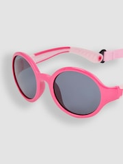 JoJo Maman Bébé Pink Flexible Sunglasses With Strap - Image 3 of 3