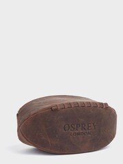 Osprey London The Rugger Leather Brown Washbag - Image 2 of 5