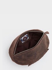 Osprey London The Rugger Leather Brown Washbag - Image 3 of 5