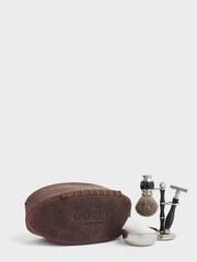 Osprey London The Rugger Leather Brown Washbag - Image 4 of 5