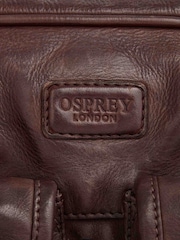 Osprey London Medium The Washed Leather Grip Brown Bag - Image 6 of 7