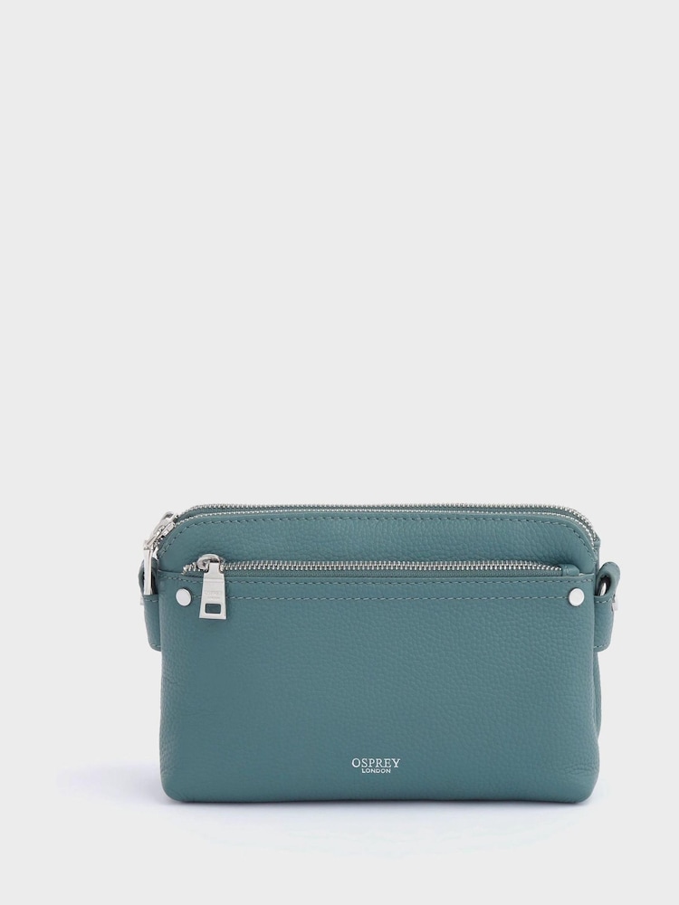 Azul - Bandolera de cuero The Stella de Osprey London - Imagen 2 de 6 Azul - Bandolera de cuero The Stella de Osprey London - Imagen 2 de 6