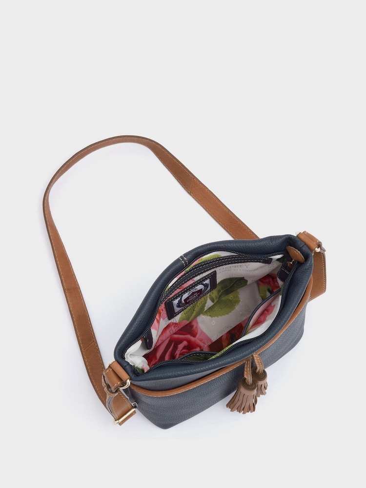 OSPREY LONDON The Savanna Leather Cross-Body  Bag - Image 2 of 4