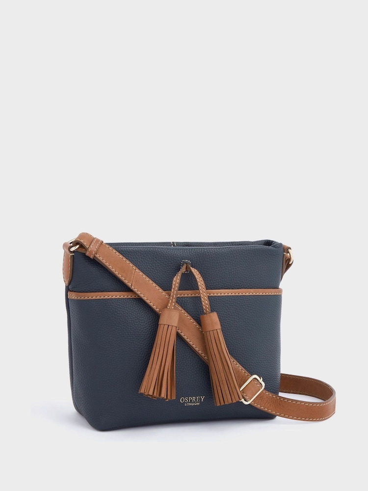 OSPREY LONDON The Savanna Leather Cross-Body  Bag - Image 4 of 4
