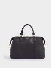 OSPREY LONDON Red The Adaline Leather Weekender - Image 2 of 6
