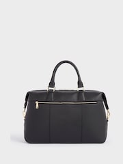 OSPREY LONDON Red The Adaline Leather Weekender - Image 3 of 6
