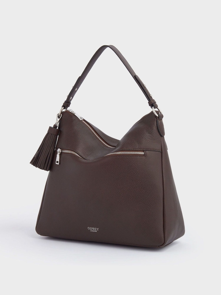 Osprey London The Stella Leather Hobo Bag - Image 2 of 5