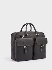 Osprey London The Grip Leather Black Bag - Image 3 of 7