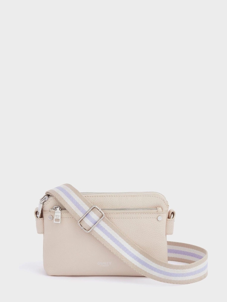 Natural - Bandolera de cuero The Stella de Osprey London - Imagen 1 de 6 Natural - Bandolera de cuero The Stella de Osprey London - Imagen 1 de 6