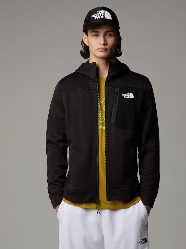 The North Face Black Mens Mountain Athletic Full Zip Fleece - Image 2 of 6