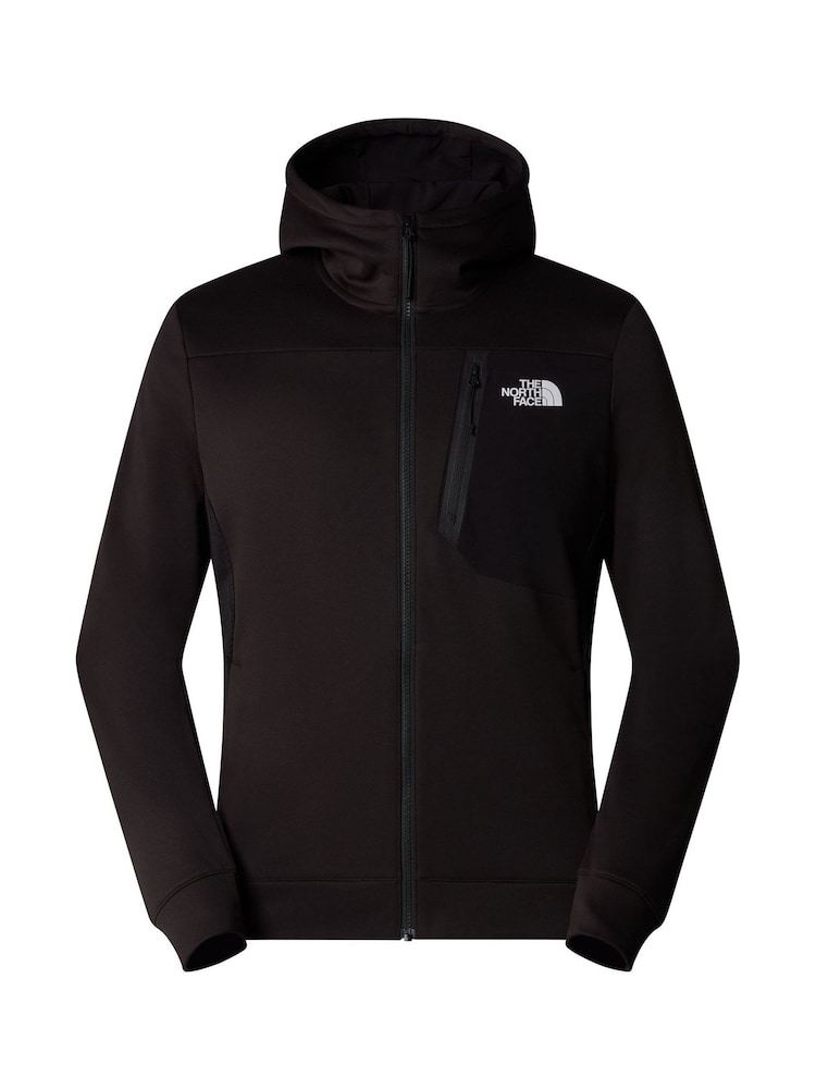 The North Face Black Mens Mountain Athletic Full Zip Fleece - Image 5 of 6