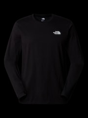 The North Face Black Mens Long Sleeve Simple Dome T-Shirt - Image 4 of 5