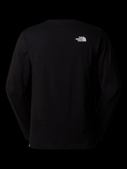 The North Face Black Mens Long Sleeve Simple Dome T-Shirt - Image 5 of 5